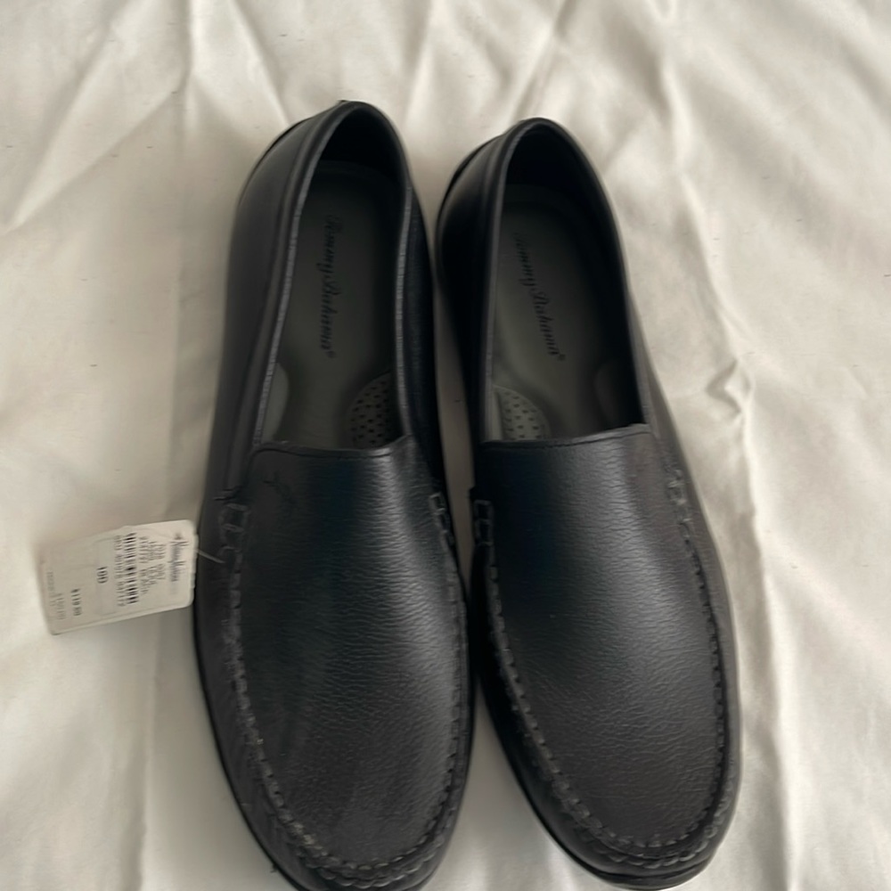 New Tommy Bahama Black Loafer Size Says 10D But It More Like 9 1/2